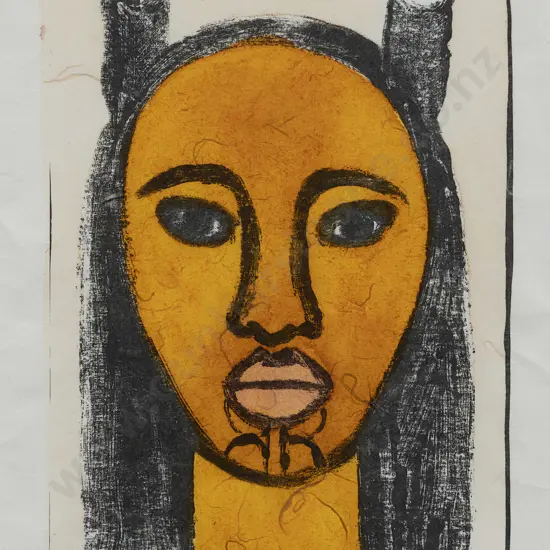 Robyn Kahukiwa (b 1940) - Wahine Kauwae