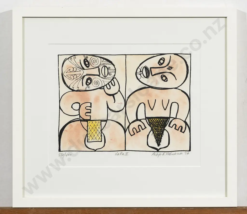 Robyn Kahukiwa (b 1940) - Haka II Image 1++
