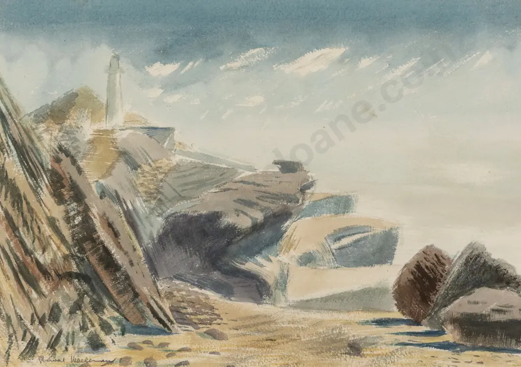 Stewart McLennan (1903-1973) - Castlepoint Image 1++