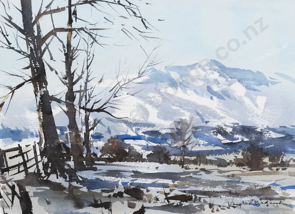 Douglas Badcock (1922 - 2009) - Near Arrowtown Image 1++