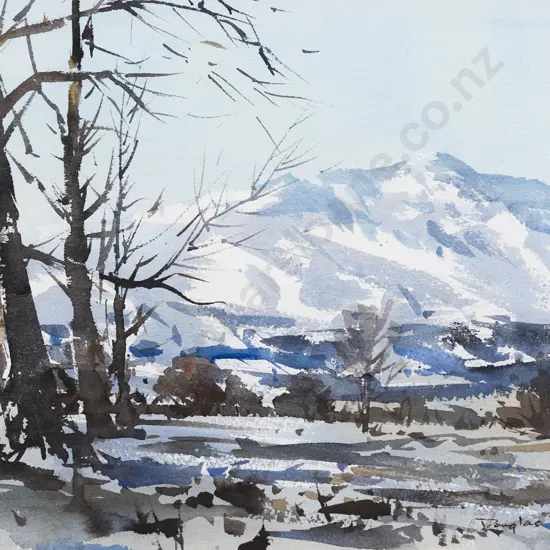 Douglas Badcock (1922 - 2009) - Near Arrowtown