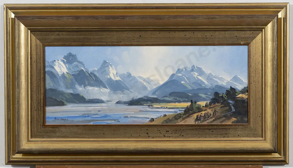 Peter Beadle (1933 - 2021) - Humboldt with Dart River at 'Paradise' Glenorchy Image 1++
