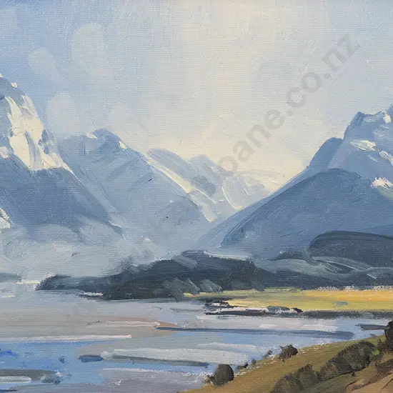 Peter Beadle (1933 - 2021) - Humboldt with Dart River at 'Paradise' Glenorchy