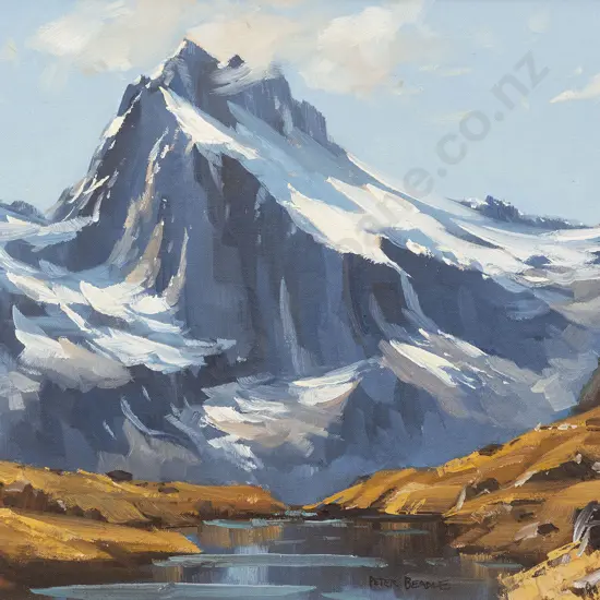 Peter Beadle (1933 - 2021) - South Island Mountain Landscape