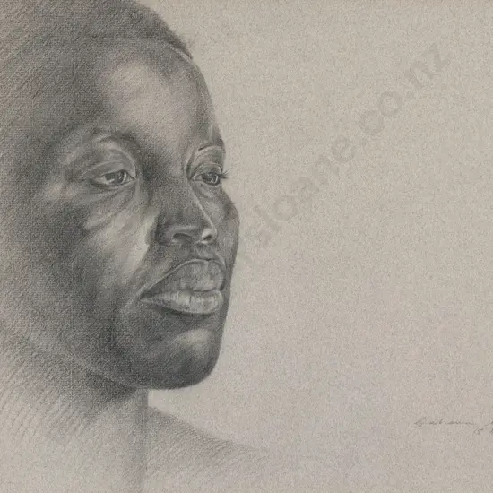 Grahame Sydney (b.1948) - Study of Caroline Kaunda