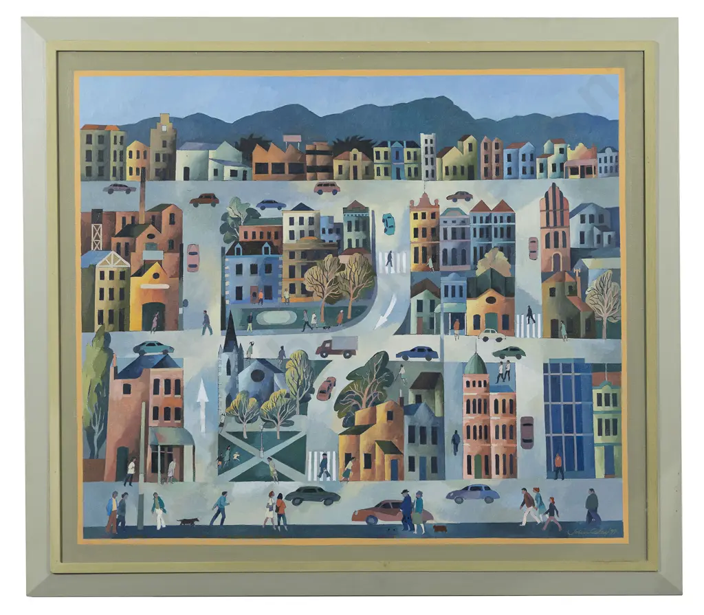 John Coley (b 1935) - Townscape V Image 1++