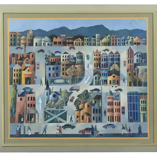 John Coley (b 1935) - Townscape V