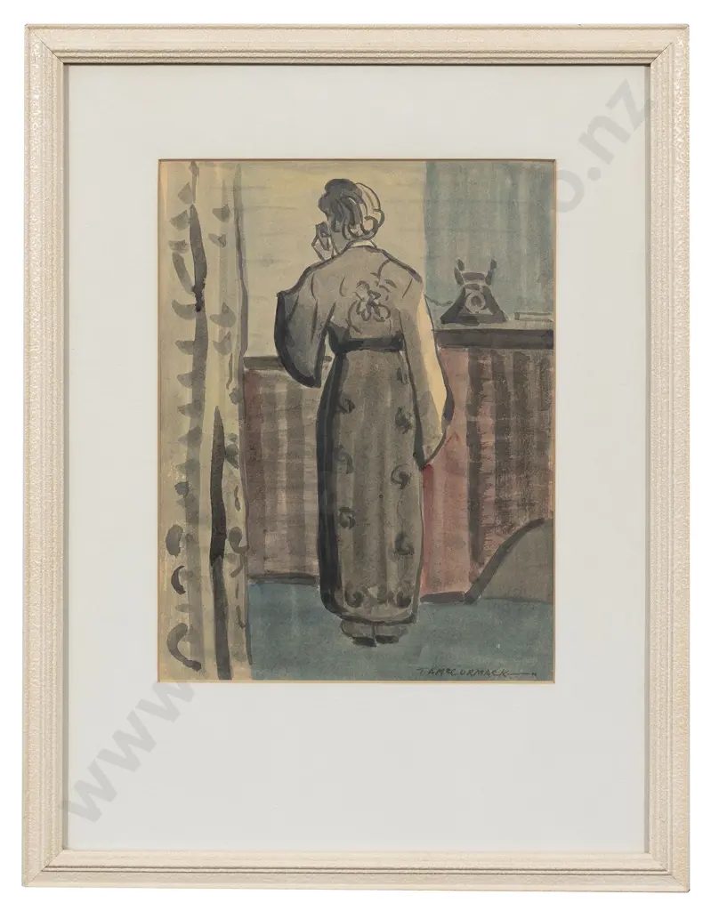 Thomas Arthur McCormack (1883 - 1973) - At the Phone Image 1++
