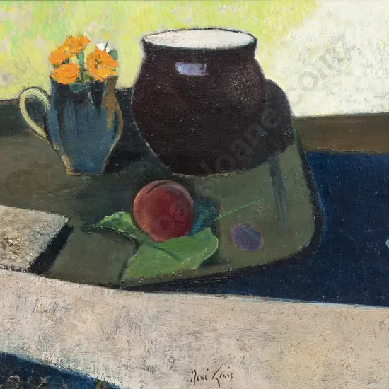Attrib René Genis (French 1922 - 2004) - La Pêche De Vigne