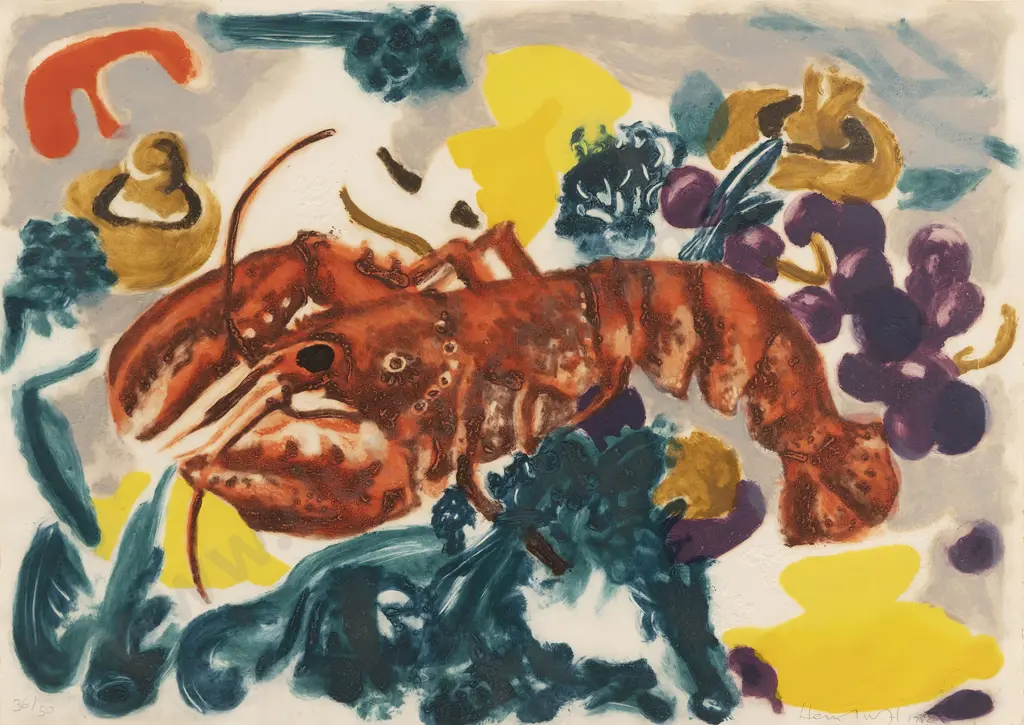 Michael Heindorf (German b 1949) - Lobster Image 1++