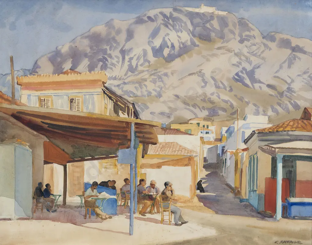 Cedric Savage (1901 - 1969) - Salamis Image 1++