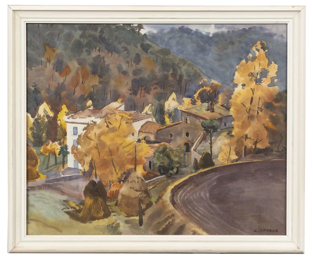 Cedric Savage (1901 - 1969) - Autumn in the Mountains Image 1++