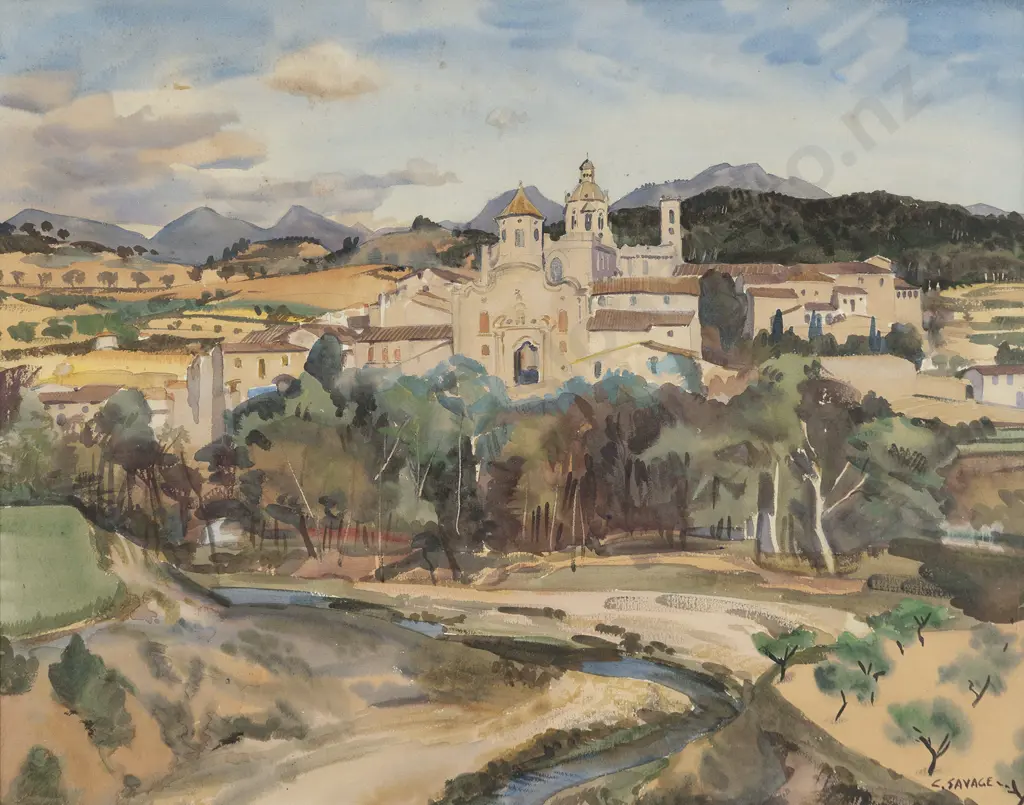 Cedric Savage (1901 - 1969) - Santes Creus Monastery Image 1++