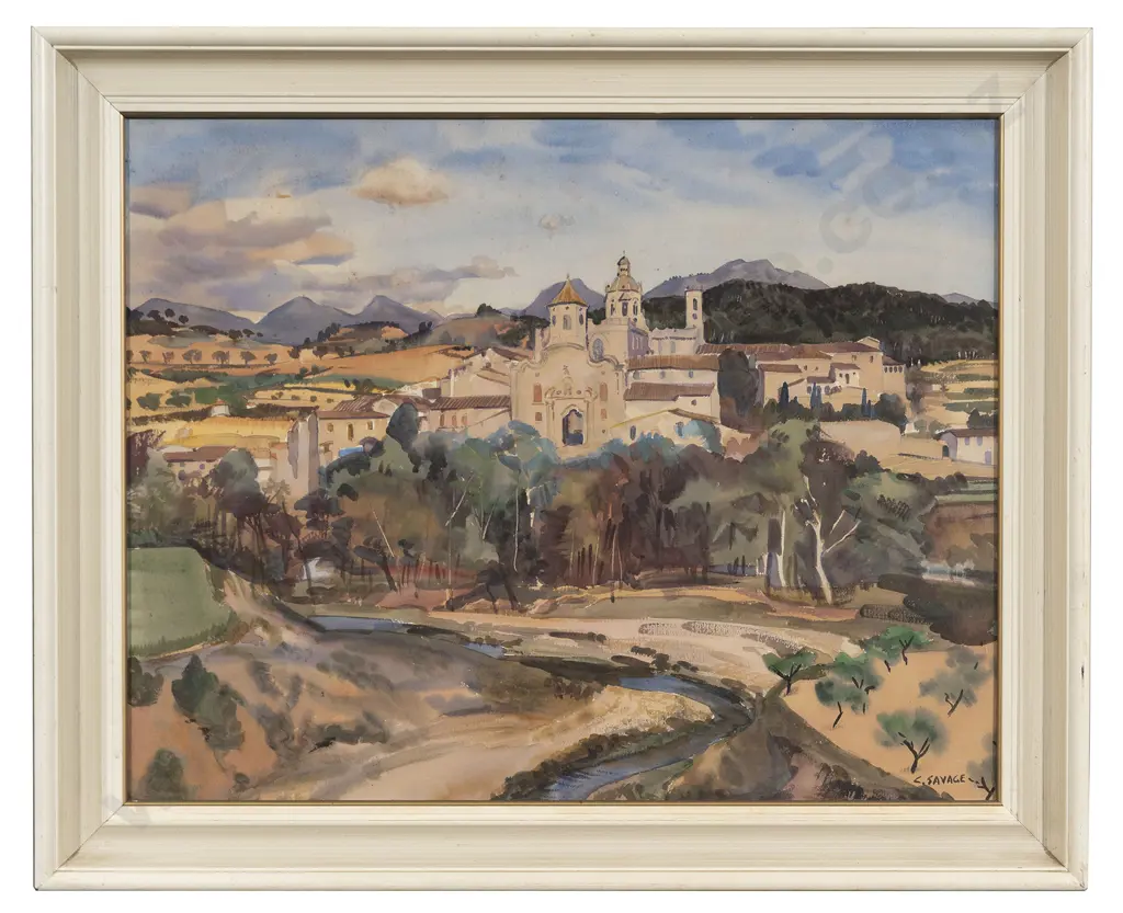 Cedric Savage (1901 - 1969) - Santes Creus Monastery Image 1++