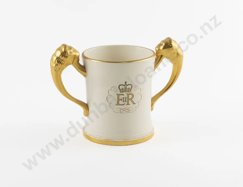 Crown Lynn Commemorative Coronation Mug Image 1++