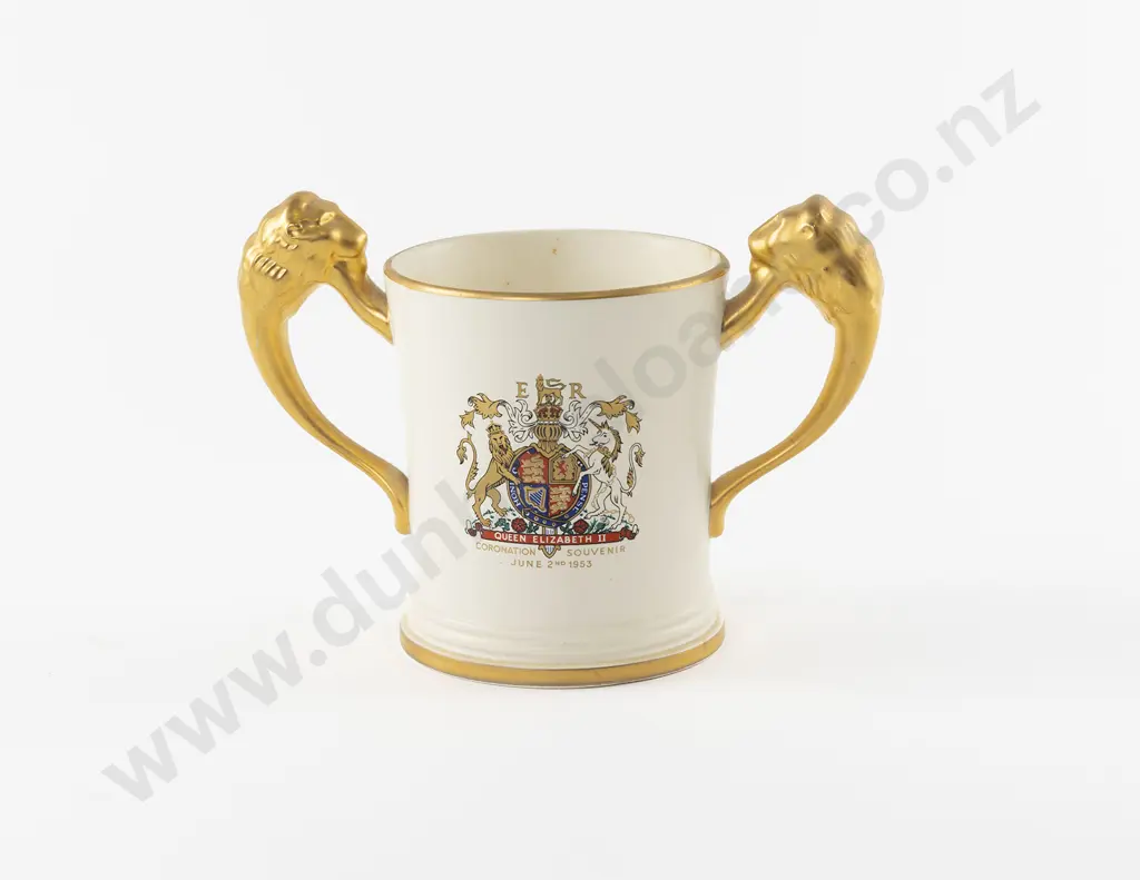 Crown Lynn Commemorative Coronation Mug Image 1++