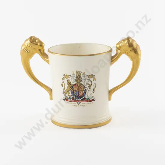 Crown Lynn Commemorative Coronation Mug