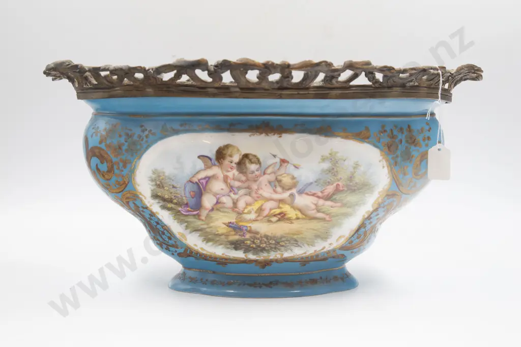 C19th Sevres pattern Table Centre Bowl Image 1++