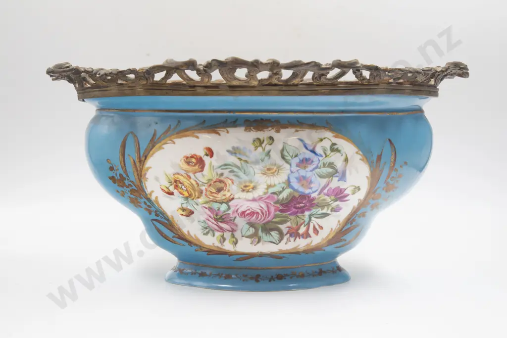 C19th Sevres pattern Table Centre Bowl Image 1++