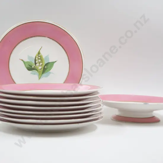 Late C19th Part Dessert Set