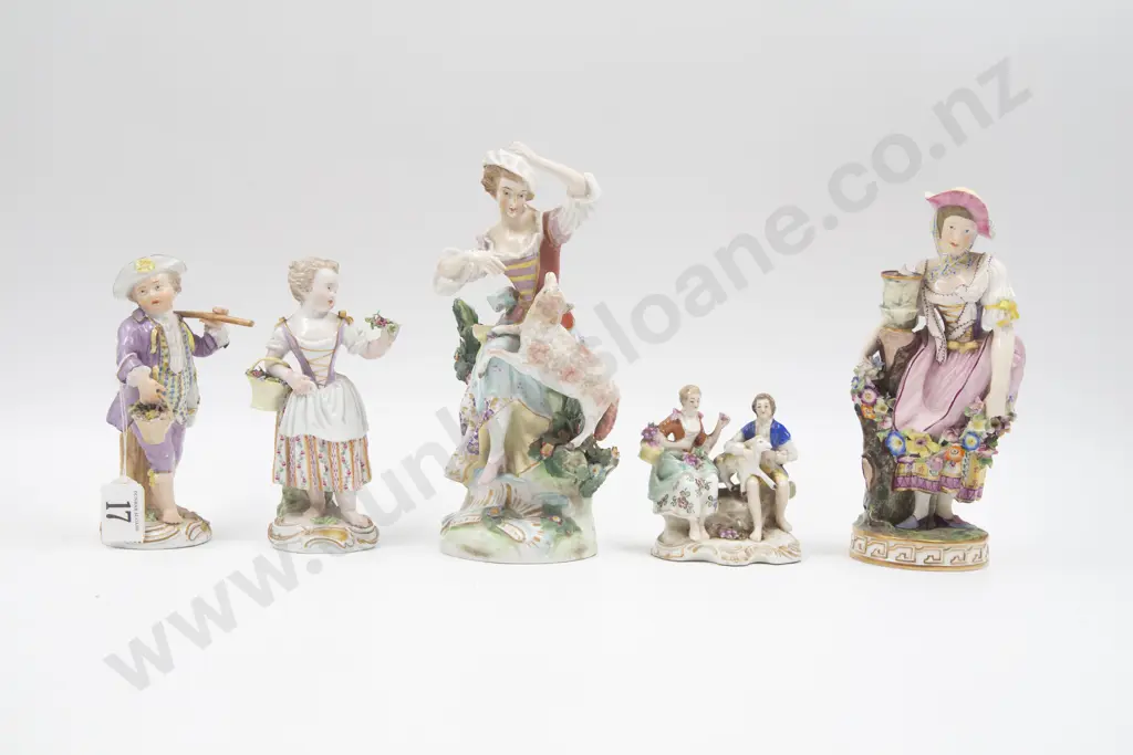 Five Early - Mid C19th European Figures (faults) Image 1++