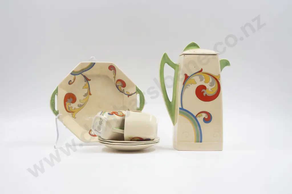 Royal Doulton Siren Pattern Coffee Set Image 1++