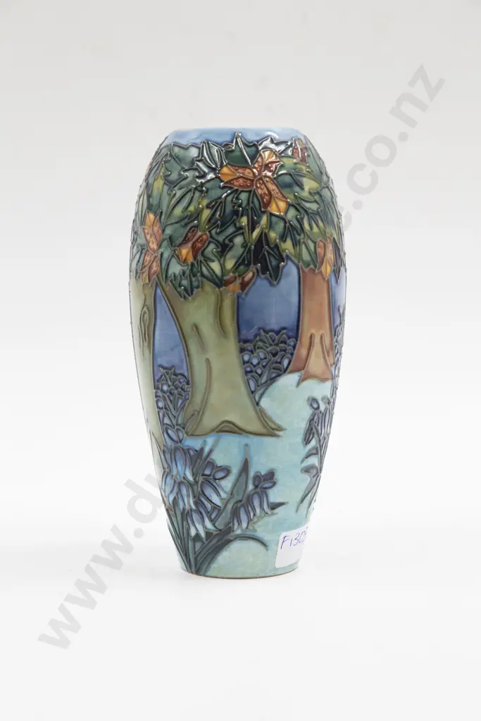 C1997 Moorcroft "Vereley" Pattern Vase Image 1++