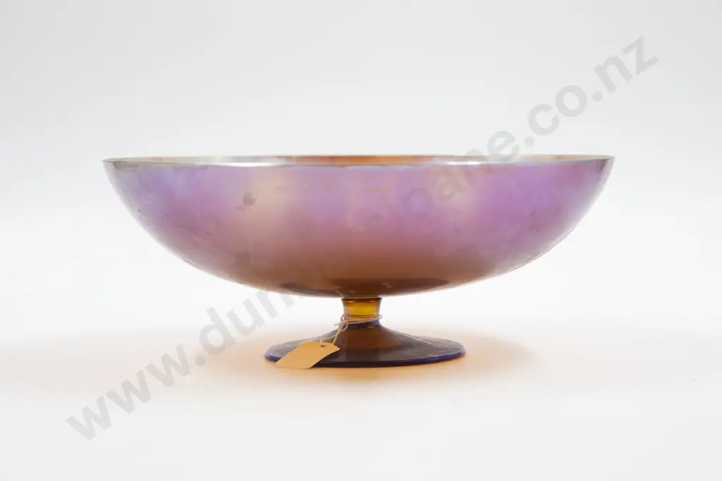 Early C20th Loetz Type Fine Lustre Glass Comport Image 1++