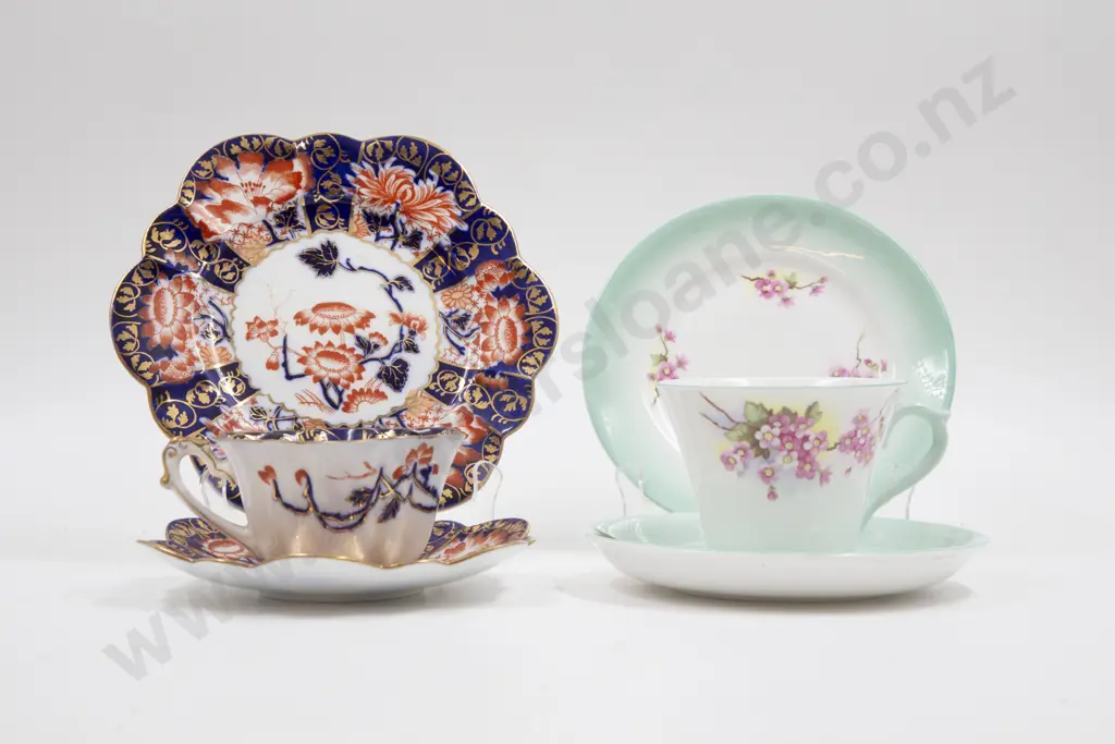 Six Shelley Teacup Saucer & Plates Image 1++