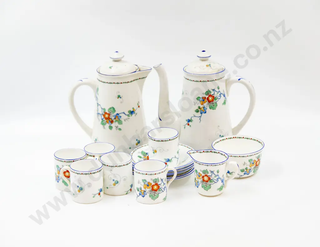 Shelley 16 Piece Coffee Set Idalium Pattern Image 1++