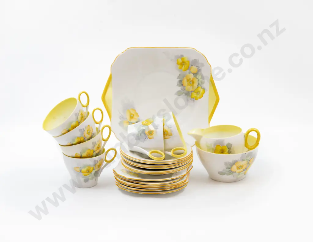 Shelley 21 Piece Teaset Image 1++