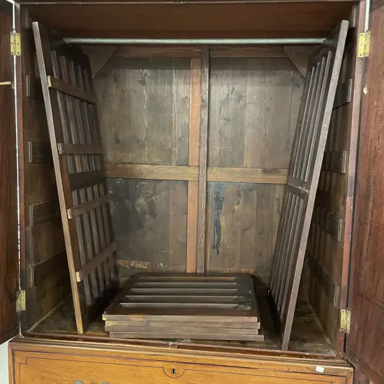 Regency Mahogany Linen Press