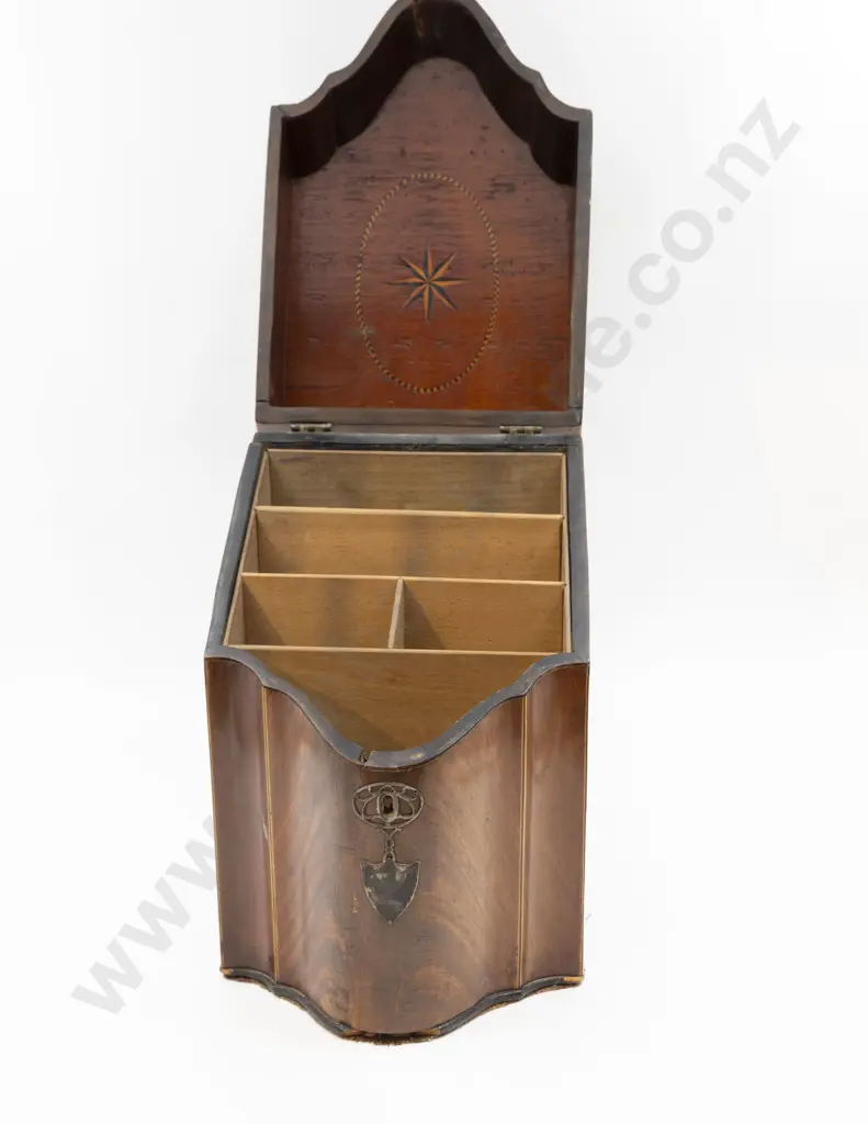 Geo III Mahogany Knife Box Image 1++