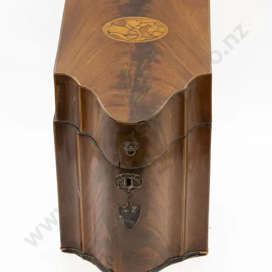 Geo III Mahogany Knife Box