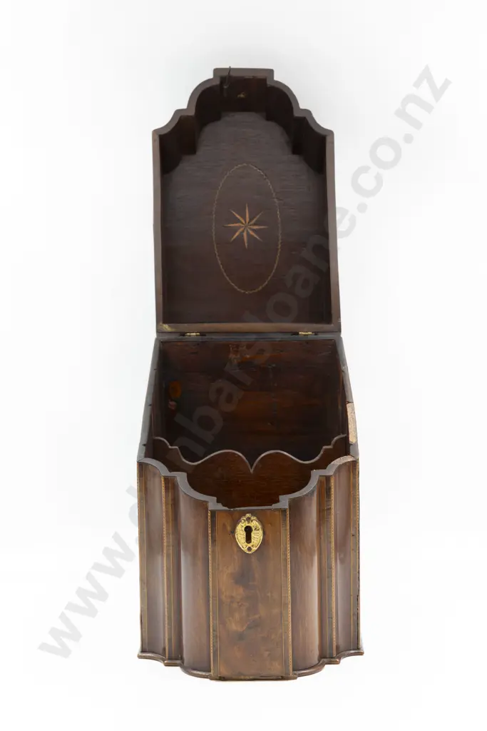 Geo III Mahogany Knife Box Image 1++