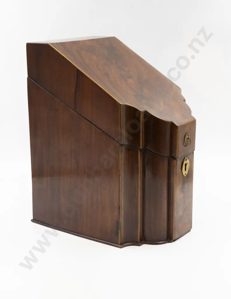 Geo III Mahogany Knife Box Image 1++