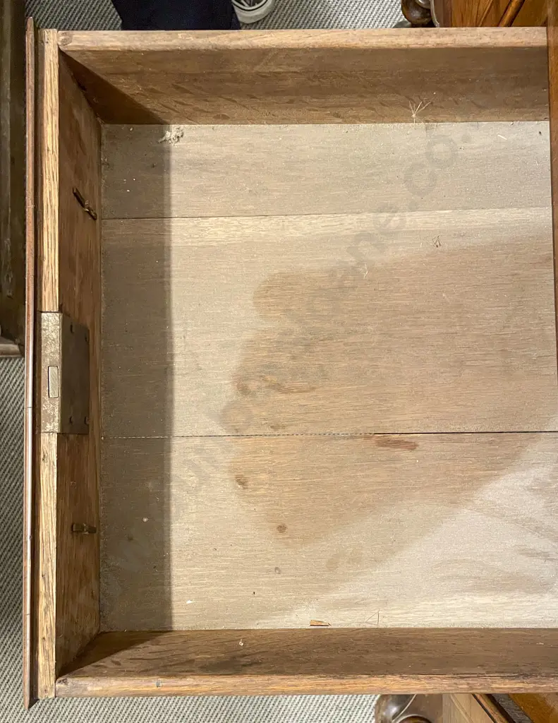 Wm & Mary Walnut & Crossbanded Chest On Stand Image 1++