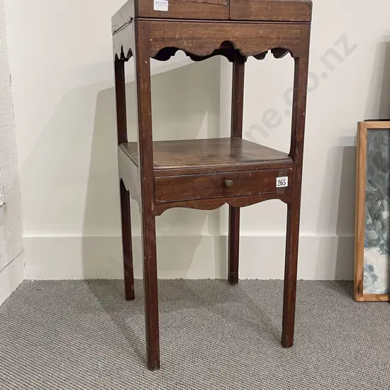 Geo III Mahogany Night Stand