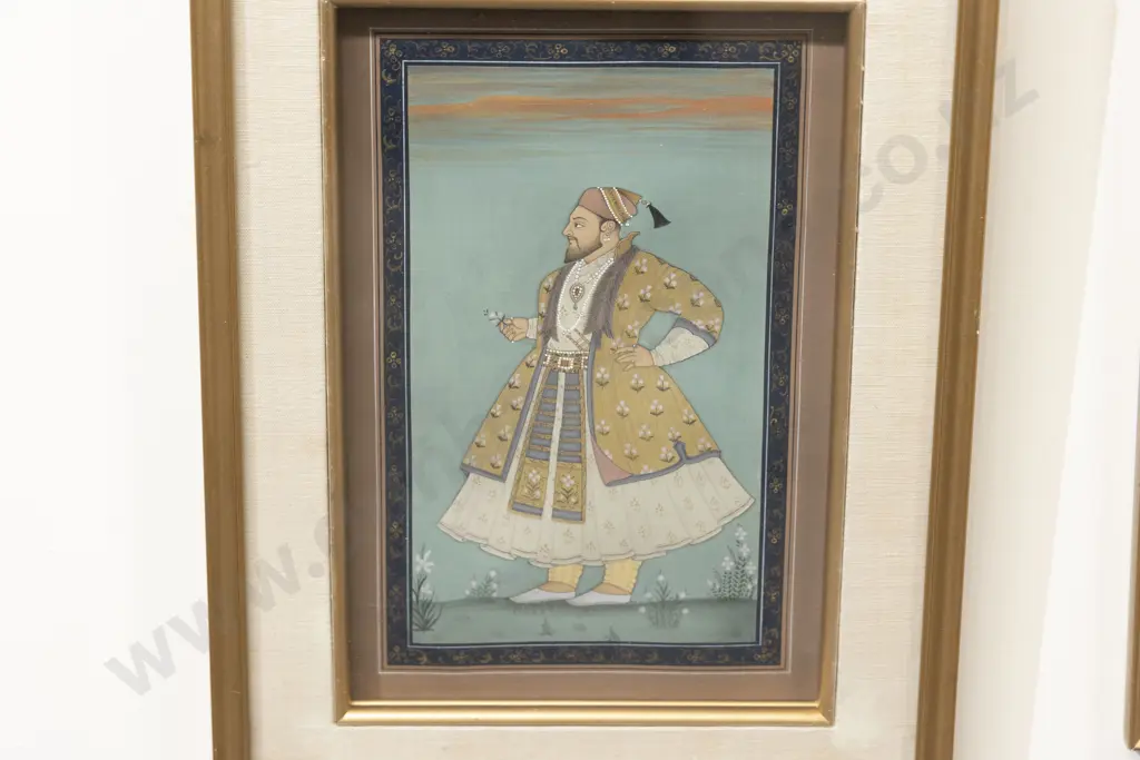 2 Moghul School Paintings Image 1++