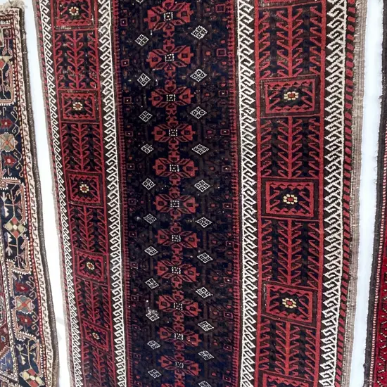 Antique Persian Rug 191cm x 93cm