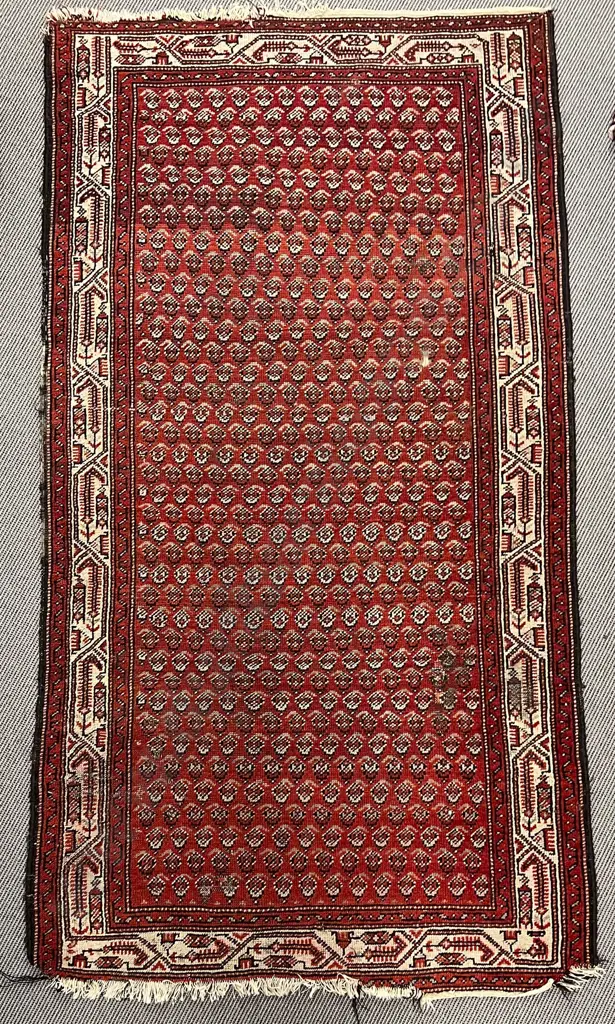 Antique Persian Rug 194cm x 106cm Image 1++