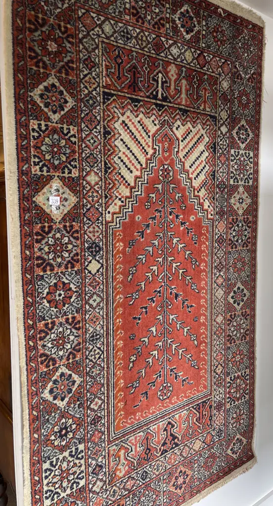 Antique Persian Style Prayer Rug 175 x 100cm Image 1++