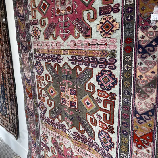 Antique Caucasian Rug 227cm x 128cm