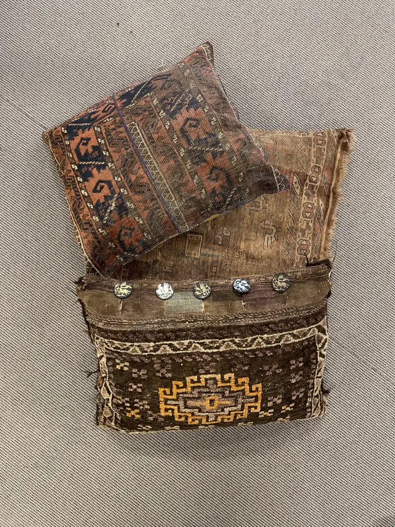 Three Persian Rug Cushions Image 1++