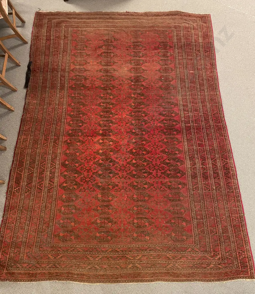 Antique Persian Bokhara 304cm x 214cm (worn) Image 1++