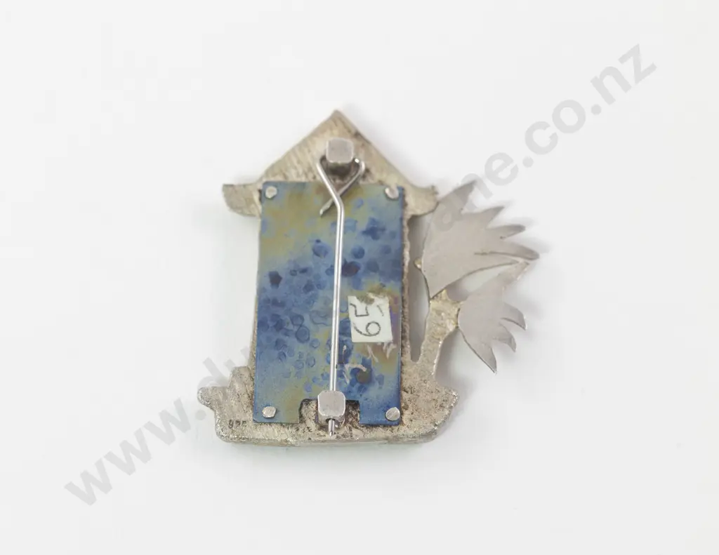 NZ Contemporary Artist Kaz Bartsch S/S Brooch Image 1++