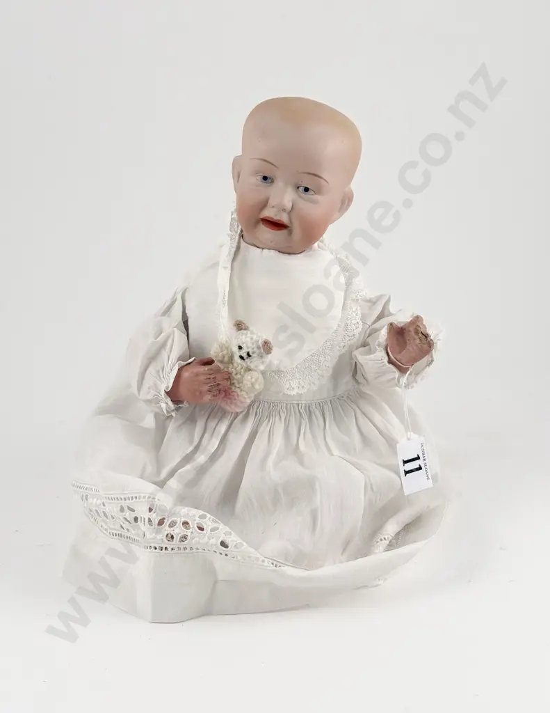 German Bisque Possible Simon & Halbig 'Kaiser' Type Character Baby Doll Image 1++