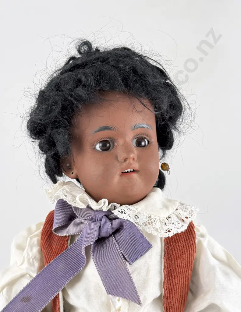 Simon & Halbig Brown Bisque Character Doll Image 1++