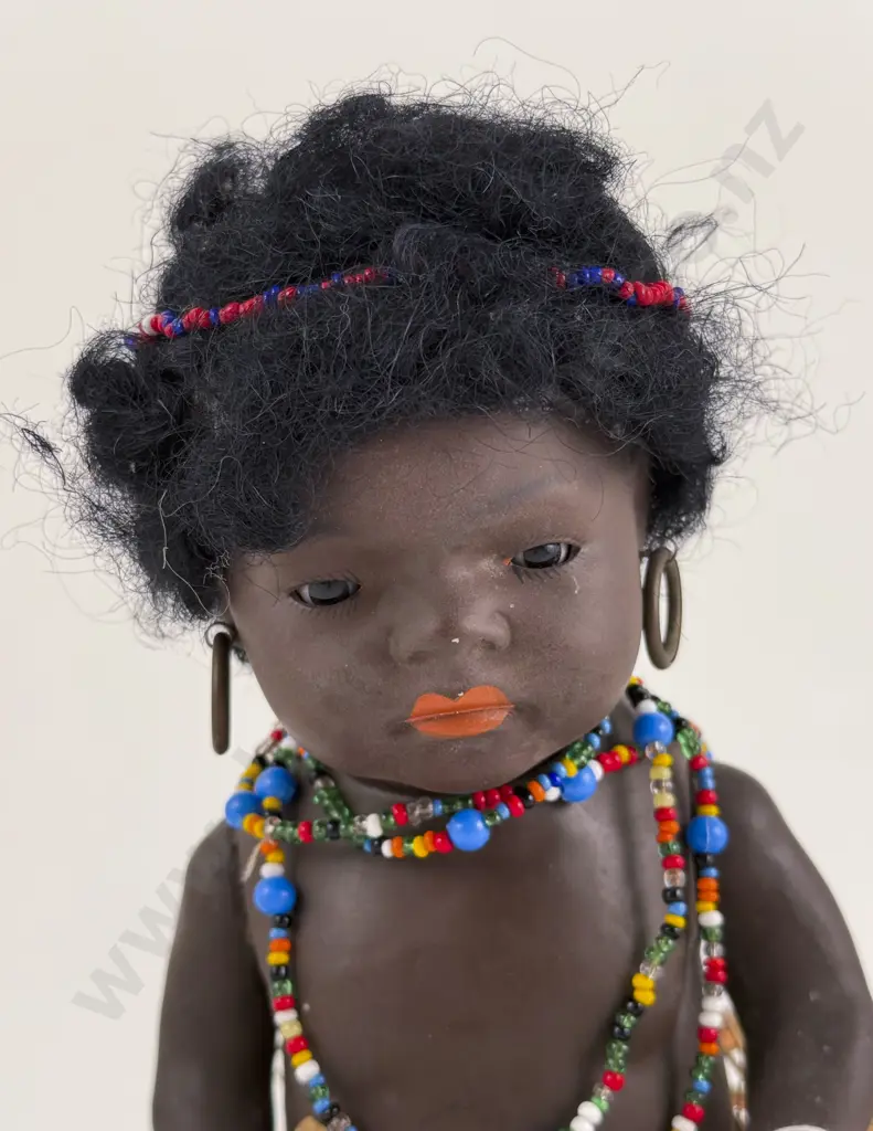 Heubach Koppelsdorf Brown Bisque Character Doll Image 1++