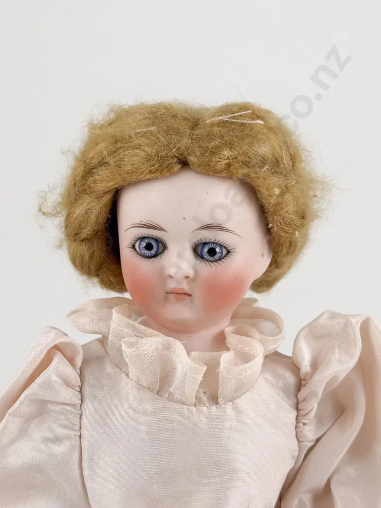 Bisque Belton Type Solid Dome Head Shoulder Plate Doll Image 1++